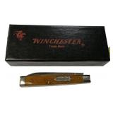 2003 Winchester W18 29078 T Tan Bone Folding Knife