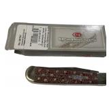 Case 6254 SS Chestnut Bone Smooth Trapper Folding