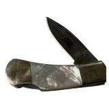 Parker Cut Beaver Tail MOP Folding Knife