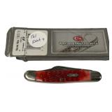 Case 6347 SS Red Stockman Folding Knife