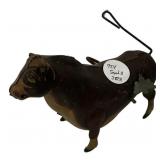 Vintage Tin Litho Bull Wind-Up Toy