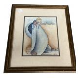 16"h., 14 Mallan Southwest Print