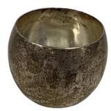 4.350 ozt Hammered Sterling Silver Cup