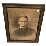 24"h., 20"w 19th Century Portrait on Board