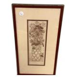 20"h., 11"w F Rainnie Bell Flowers 82/120 Print