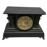 Victorian Black Mantel Clock