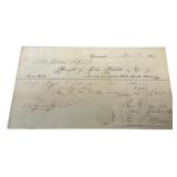 1864 John Shillito & Co. Receipt
