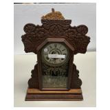 Ingraham Gingerbread Mantel Clock