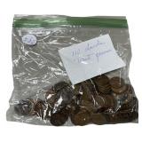 110 Lincoln Wheat Pennies Lot