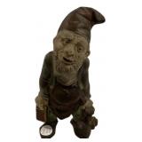 Vintage Ceramic Garden Gnome Figurine
