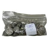 Bag of 67 Buffalo Nickels