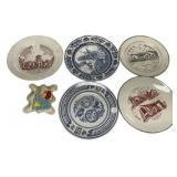 Lot of 6 Souvenir & Commemorative Plates