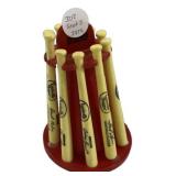 Louisville Slugger Mini Bat Set w/Stand