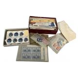 Vintage US Stamp Collection in Box