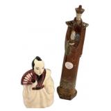Pair Asian Ceramic Figurines