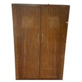 Art Deco Double Door Walnut Wardrobe