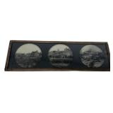 Antique Magic Lantern Glass Slide War