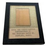 Civil War Period Portland Match Co.