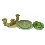 Depression Glass Lot of 3 Pieces