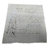 Civil War Document Army of Tenn 1863