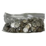 Bag of US Silver Roosevelt Dimes