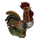 Hand-Painted Ceramic Rooster Figurine