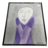 17"h., 14"w Anthony McCraw 1998 Artwork