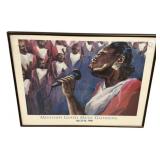 18"h., 24"w Mississippi Gospel Music Gathering 1
