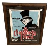 21"h., 18w A Christmas Carol Print