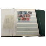 Vintage Stamp Collection in Album