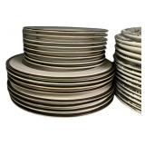Better Homes and Gardens Stoneware Plate Set Mixed