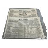 1863 The Globe & Traveller Newspapers
