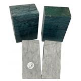 Two Pairs of Marble Bookends
