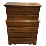 Colonial Style Chest on Chest Dresser