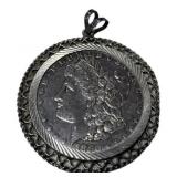 1880-O Morgan Silver Dollar Pendant