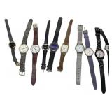 Lot of 10 Assorted Wristwatches
