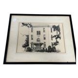 15"h., 19"w KBS Founders Hall Drawing