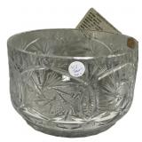 Cut Crystal Bowl Starburst Pattern