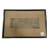 Civil War Commissary Office Document 1865