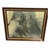 Zora DeVall Signed Print Two Figures
