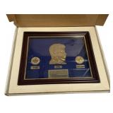 JFK Memorial Framed Coin Display