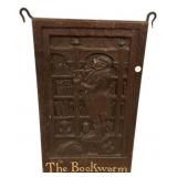 31"h., 18"w The Bookworm Wall Plaque