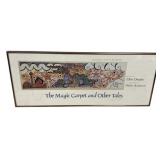14"h., 35"w Signed Ellen Douglas Magic Carpet an