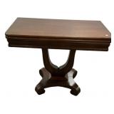 Empire Style Pedestal Fold-Top Table