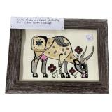 Walter Anderson Cow & Butterfly Print