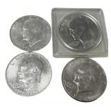 Eisenhower Dollar Coins Lot of 4