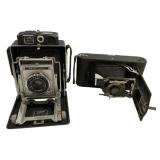 Vintage Folding Cameras Pair