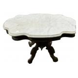 Victorian Marble Top Parlor Table