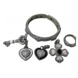 Judith Ripka Sterling Silver Jewelry Set