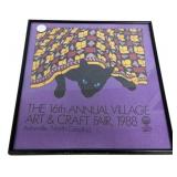 14"x 14" 16th Annual Village Art and Craft 1988